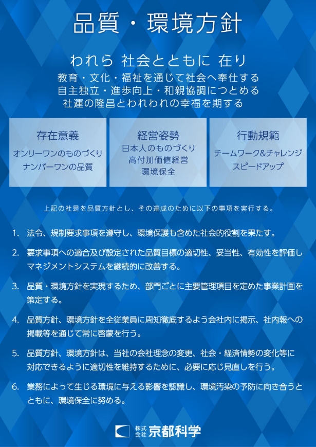 品質・環境方針